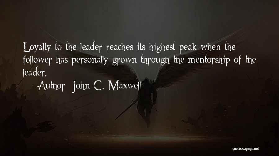 Leader Follower Quotes By John C. Maxwell