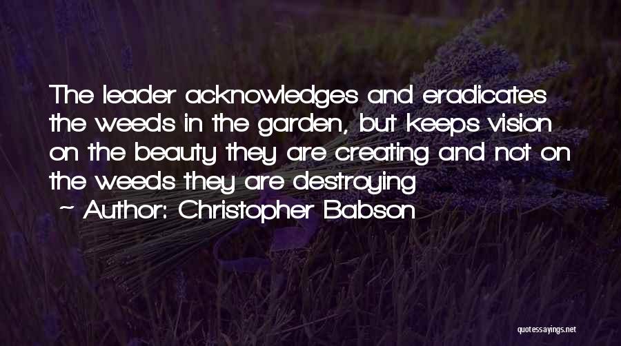 Leader Motivational Quotes By Christopher Babson