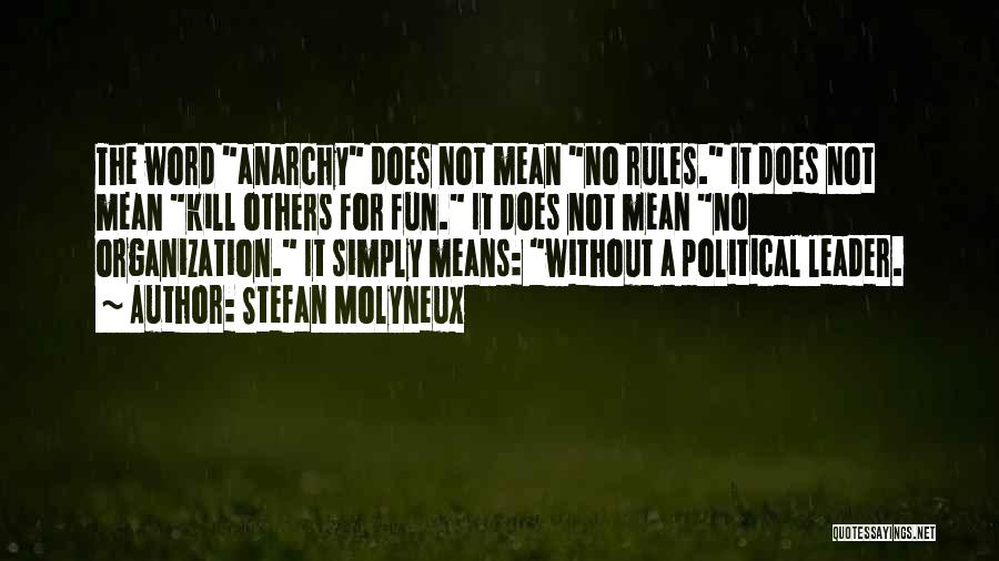 Leader Quotes By Stefan Molyneux