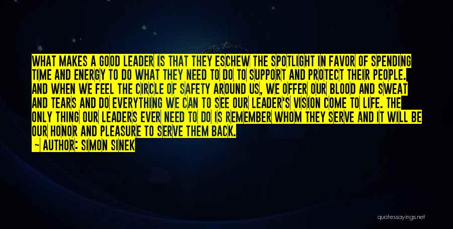 Leaders And Vision Quotes By Simon Sinek