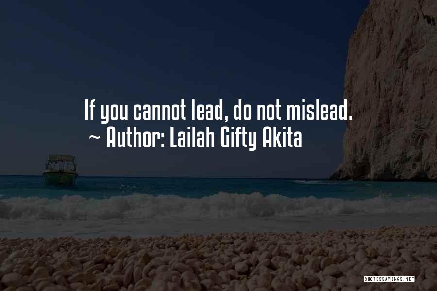 Leaders Inspirational Quotes By Lailah Gifty Akita