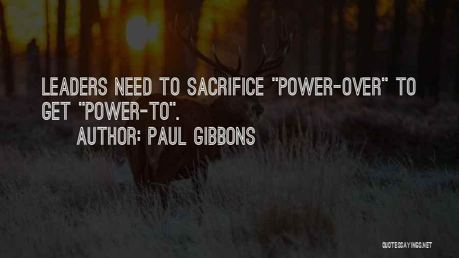 Leadership And Change Management Quotes By Paul Gibbons