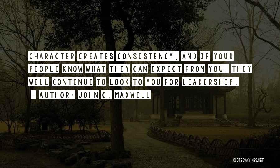 Leadership And Character Quotes By John C. Maxwell