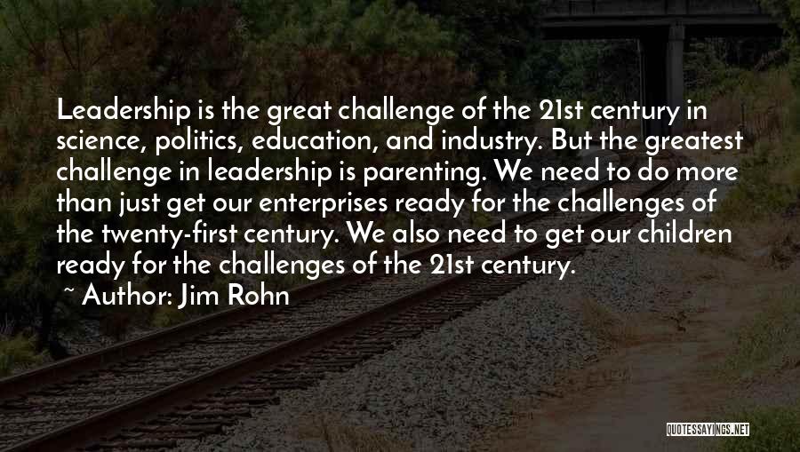 Leadership And Education Quotes By Jim Rohn