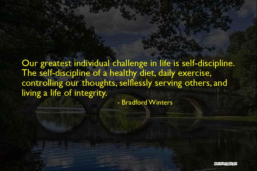 Leadership And Integrity Quotes By Bradford Winters