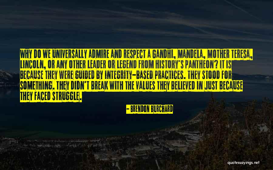 Leadership And Integrity Quotes By Brendon Burchard