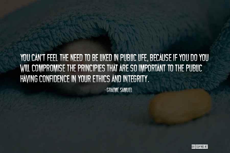 Leadership And Integrity Quotes By Graeme Samuel Leadership And Integrity Quotes By Graeme Samuel