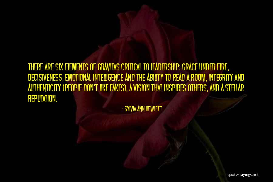 Leadership And Integrity Quotes By Sylvia Ann Hewlett