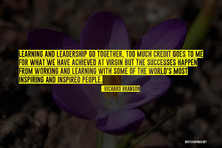 Leadership And Learning Quotes By Richard Branson