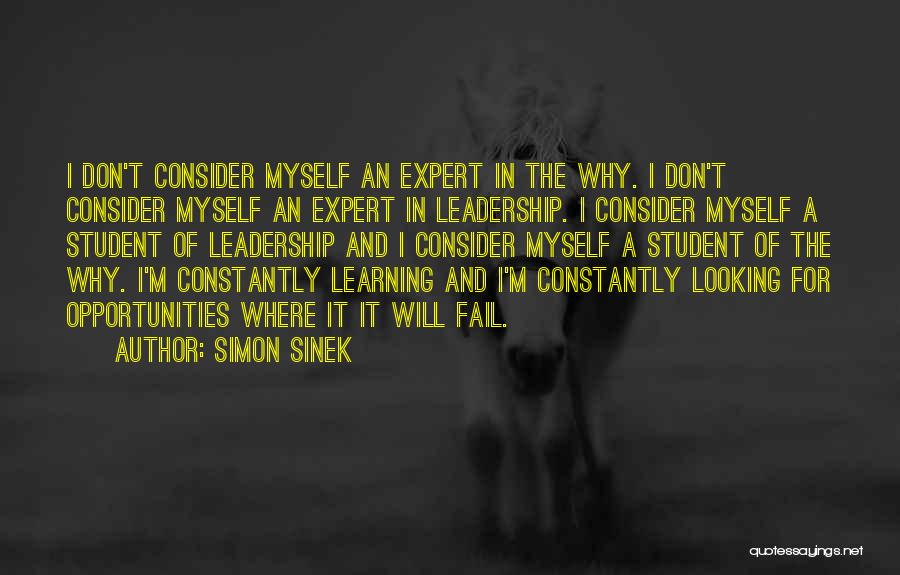 Leadership And Learning Quotes By Simon Sinek