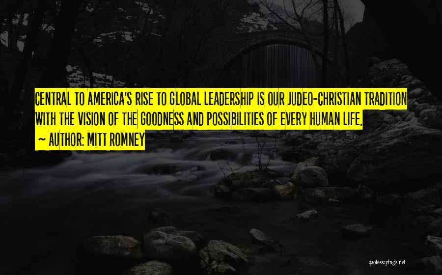 Leadership And Vision Quotes By Mitt Romney