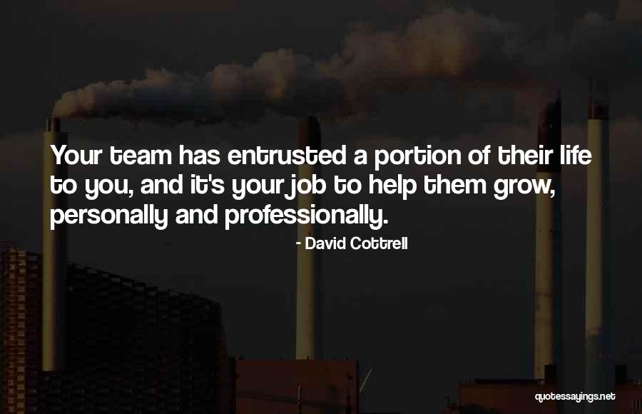 Leadership As A Team Quotes By David Cottrell