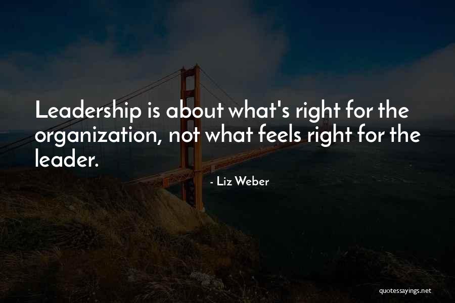 Leadership As A Team Quotes By Liz Weber