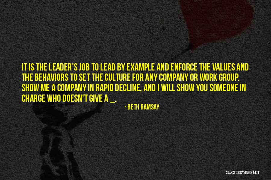 Leadership Culture Quotes By Beth Ramsay Leadership Culture Quotes By Beth Ramsay