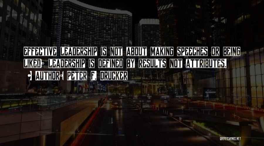 Leadership Defined Quotes By Peter F. Drucker
