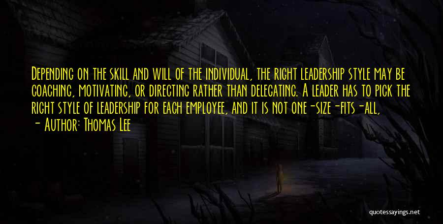 Leadership Doing The Right Thing Quotes By Thomas Lee