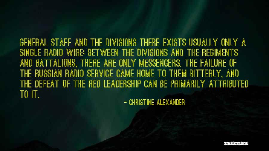 Leadership Failure Quotes By Christine Alexander Leadership Failure Quotes By Christine Alexander