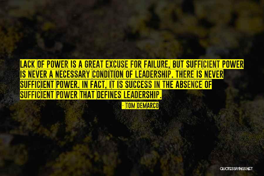 Leadership Failure Quotes By Tom DeMarco Leadership Failure Quotes By Tom DeMarco