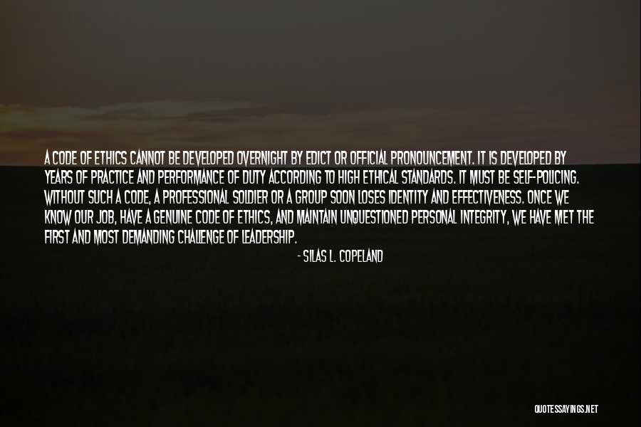 Leadership First Quotes By Silas L. Copeland Leadership First Quotes By Silas L. Copeland