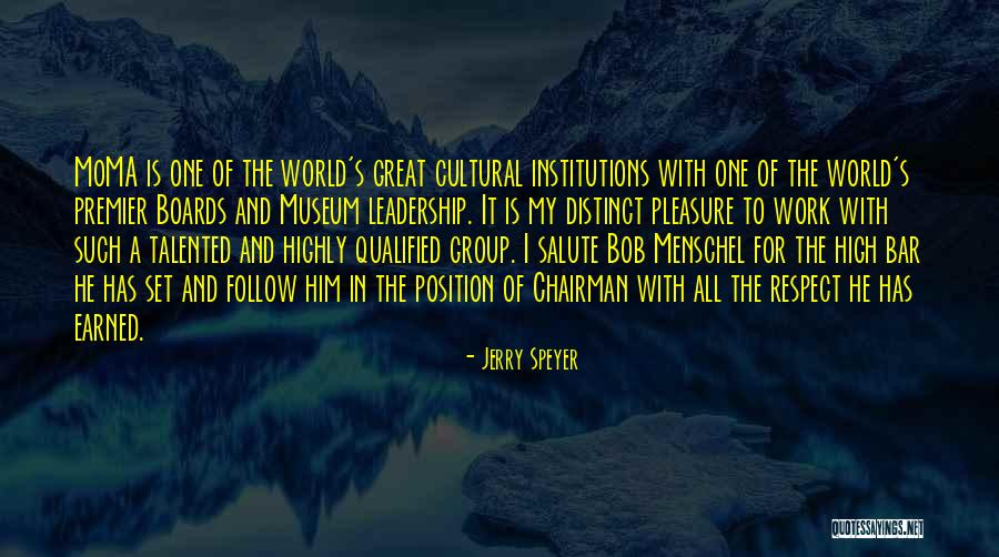 Leadership Follow Quotes By Jerry Speyer