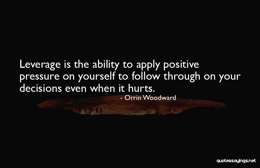 Leadership Follow Quotes By Orrin Woodward