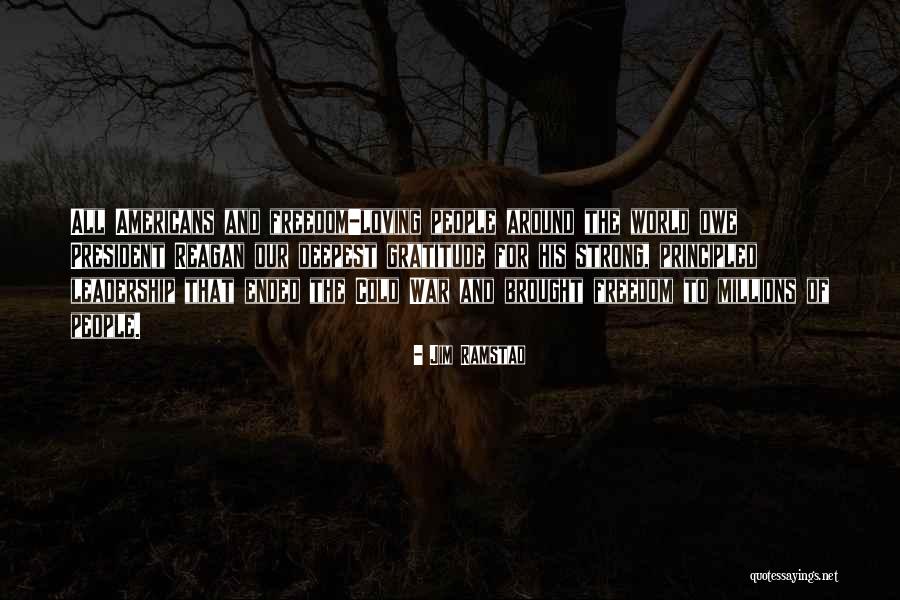 Leadership Freedom Quotes By Jim Ramstad Leadership Freedom Quotes By Jim Ramstad