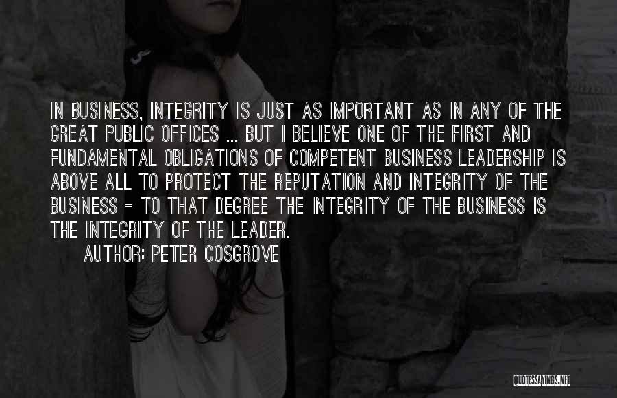 Leadership In Business Quotes By Peter Cosgrove