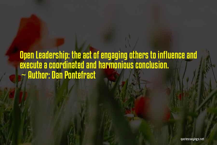 Leadership Influence Quotes By Dan Pontefract