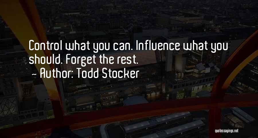 Leadership Influence Quotes By Todd Stocker