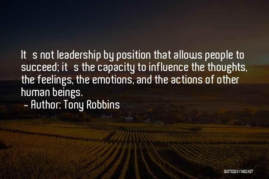 Leadership Influence Quotes By Tony Robbins