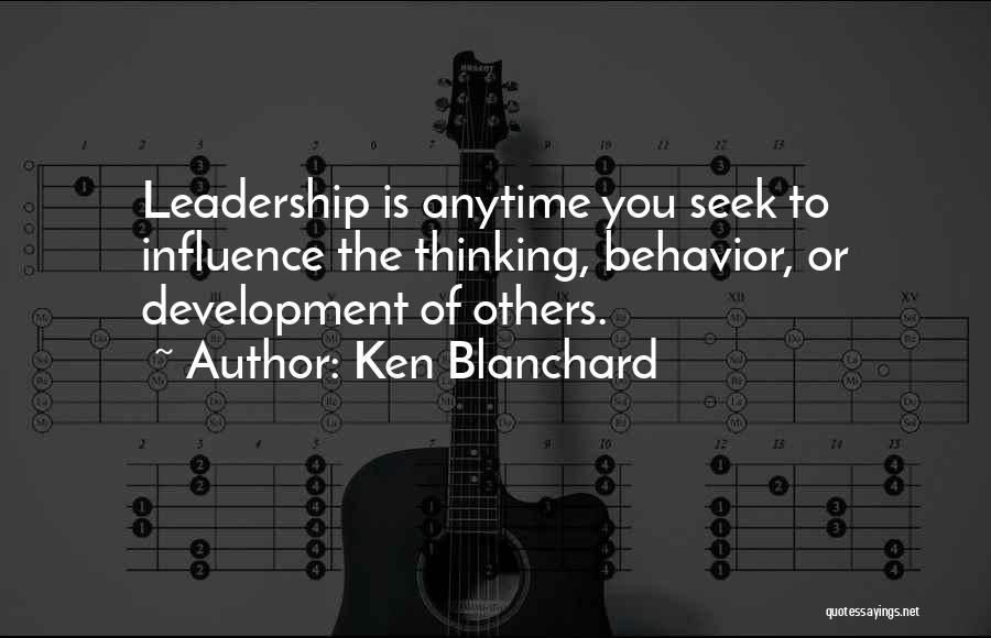 Leadership Inspiring Others Quotes By Ken Blanchard