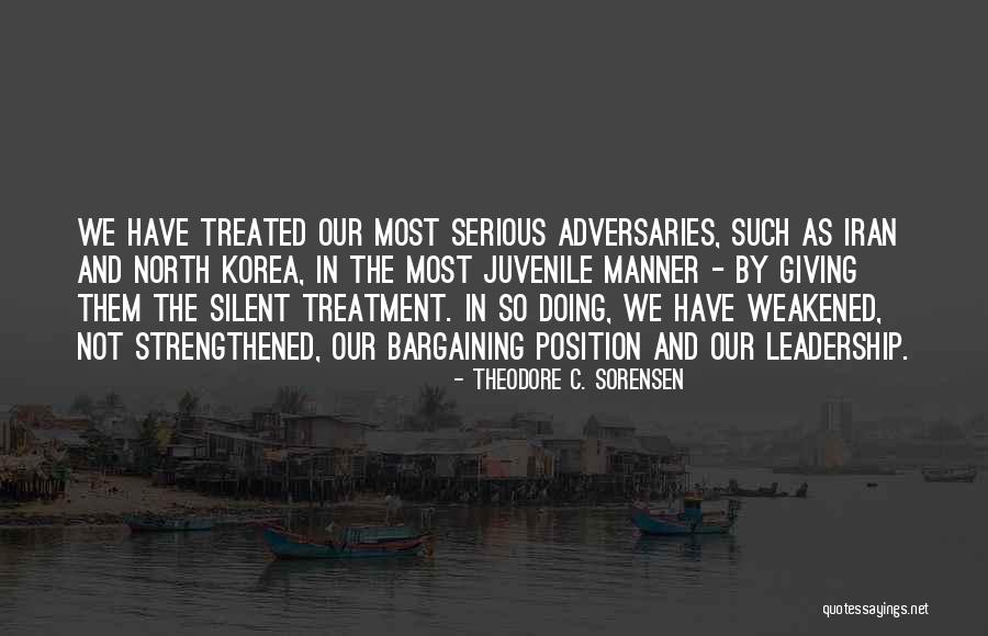 Leadership Is Not A Position Quotes By Theodore C. Sorensen Leadership Is Not A Position Quotes By Theodore C. Sorensen