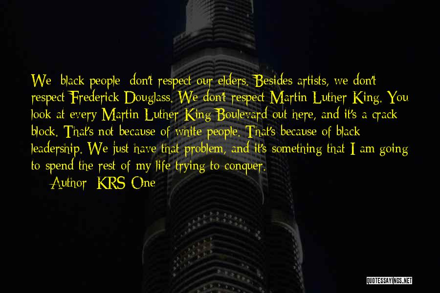 Leadership Martin Luther King Quotes By KRS-One