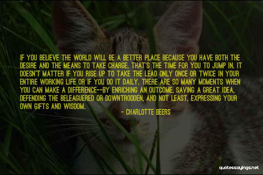 Leadership Means Quotes By Charlotte Beers