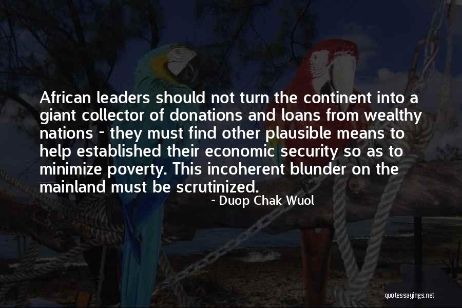 Leadership Means Quotes By Duop Chak Wuol