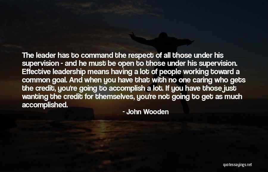 Leadership Means Quotes By John Wooden