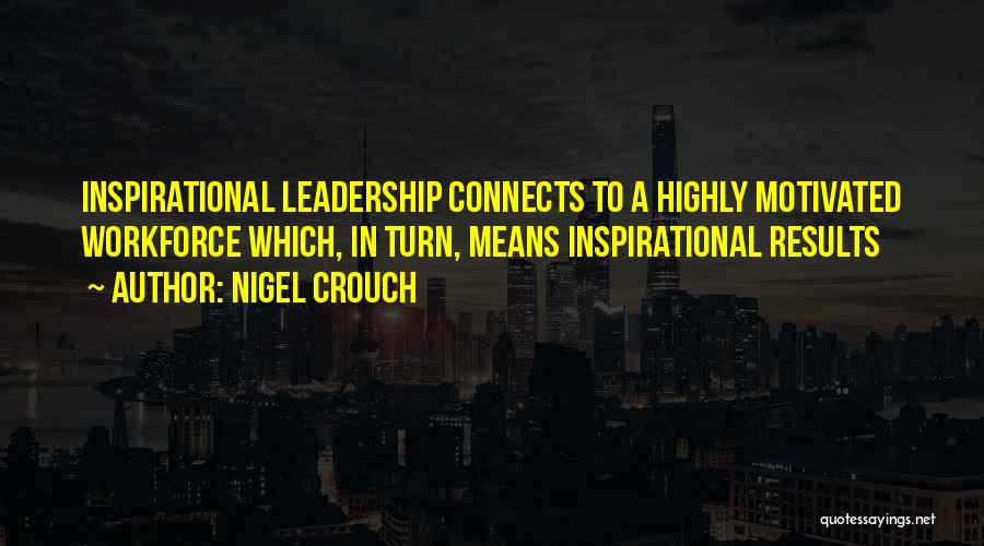 Leadership Means Quotes By Nigel Crouch