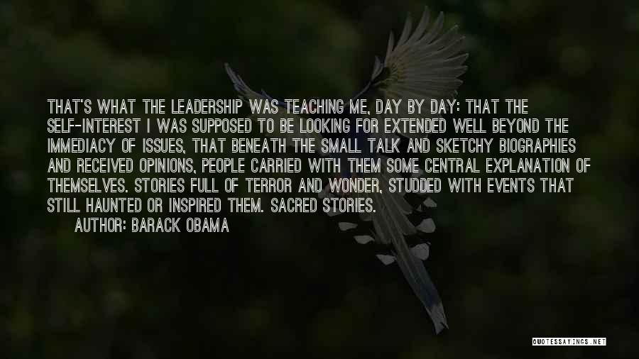 Leadership Obama Quotes By Barack Obama