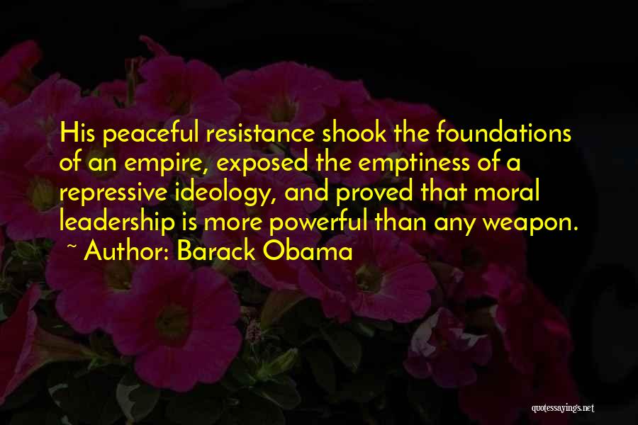 Leadership Obama Quotes By Barack Obama