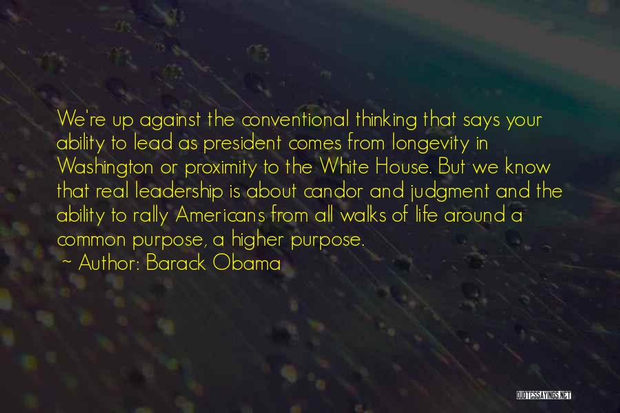 Leadership Obama Quotes By Barack Obama