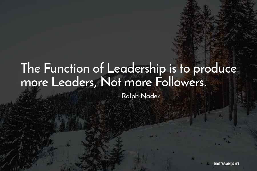 Leadership Personal Development Quotes By Ralph Nader