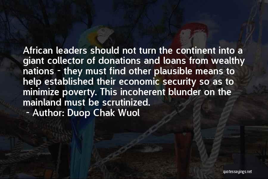 Leadership Philosophy Quotes By Duop Chak Wuol