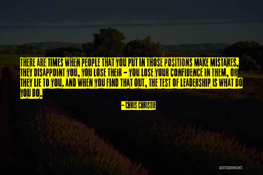 Leadership Positions Quotes By Chris Christie Leadership Positions Quotes By Chris Christie