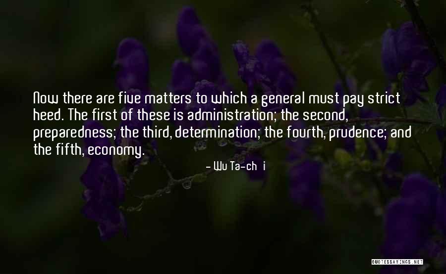 Leadership Preparedness Quotes By Wu Ta-ch'i Leadership Preparedness Quotes By Wu Ta-ch'i