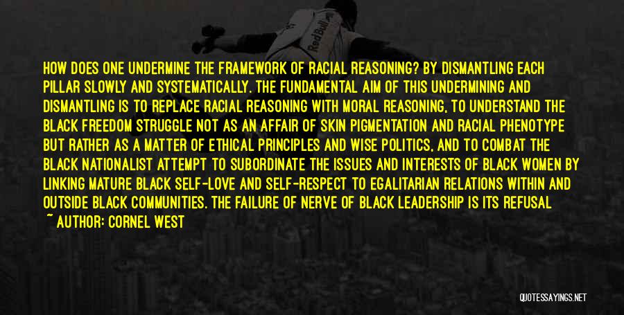 Leadership Principles Quotes By Cornel West