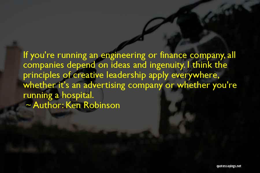 Leadership Principles Quotes By Ken Robinson