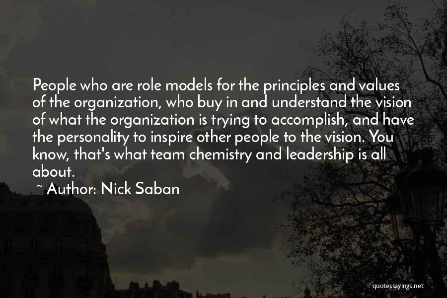 Leadership Principles Quotes By Nick Saban