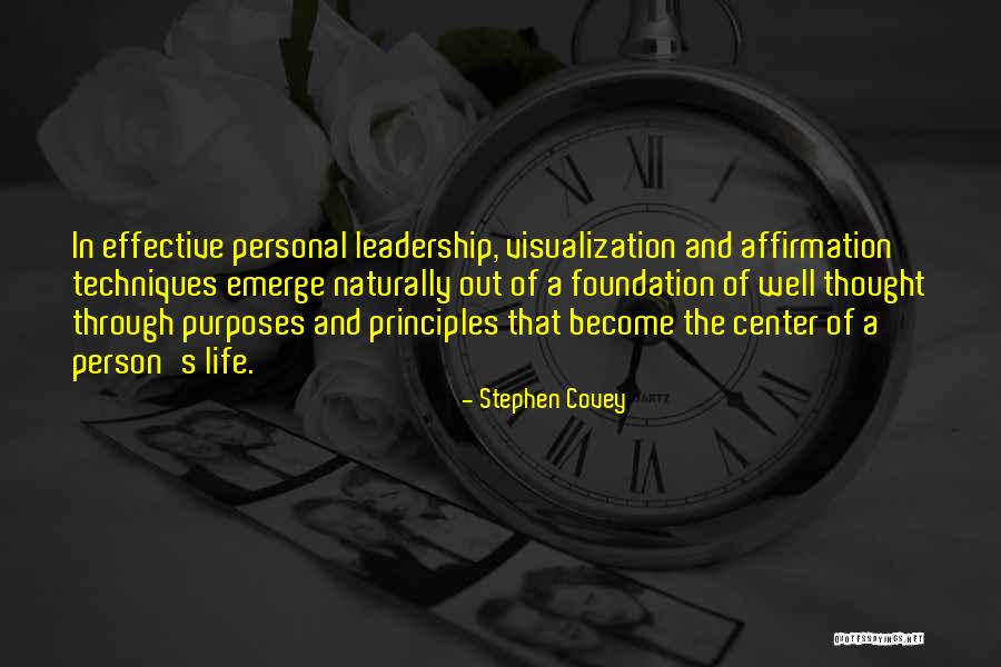 Leadership Principles Quotes By Stephen Covey