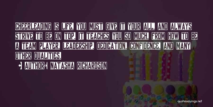 Leadership Qualities And Quotes By Natasha Richardson