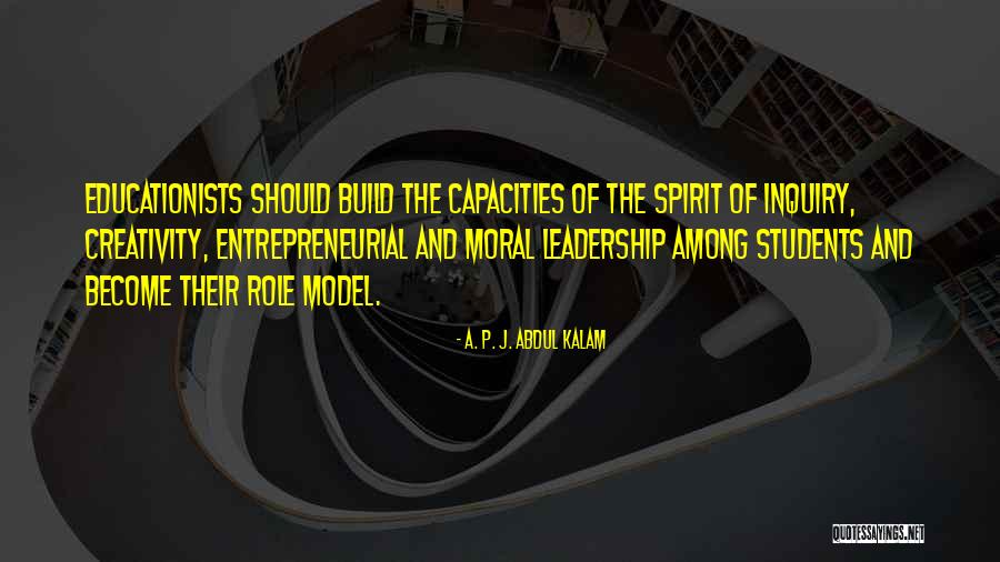 Leadership Role Quotes By A. P. J. Abdul Kalam